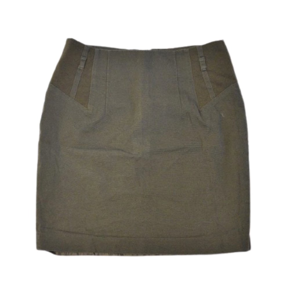 Military Green Mini Skirt